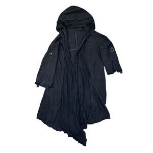 Punk Rave Long Gothic‎ Aristocrat Steampunk Nobleman Cloak Linen Blend Hooded